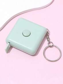1pc Retractable Mini Tape Measure Keychain, Dual Scale For Body Measurement, Sewing & DIY, 1.5m, Suitable For Apartment, Back To School, Daily Use & Birthday Party, Random Color - Retractable Dual-scale Tape Measure - View 22