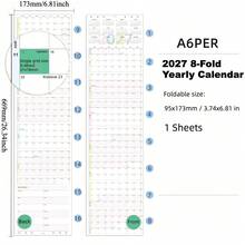 Diskon 20% untuk Sisipan Kalender Tahunan Lembar Lepas 2027 | Berbagai Ukuran A6/A7/A8 | Tata Letak Kisi, Termasuk Kalender Gregorian/Lunar, 24 Istilah & Hari Libur Matahari, Huruf Besar | Cocok untuk Perencanaan Jadwal Tahunan, Pengorganisasian Perencana, Perencana Lembar Lepas DIY - 2027 Lipatan 8 - View 13
