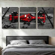 3pcs Decorative Racing Art Prints Unframed Modern Racing Car Prints Vertical Indoor Decor Suitable For Home Bedroom Living Room Office Decoration Graduation Gift - 3PCS - View 9