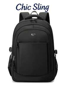 SHILAN Large‑Capacity Business Backpack, Wear‑Resistant Water‑Repellent Multi‑Compartment Laptop Bag For Student Commute And Travel - Multicolor - View 1