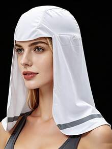 1pc Outdoor Cycling Fishing Hat, Sun Protection Hat, Quick-Dry Sports Headscarf Hat, Suitable For Daily Cycling, Fishing, Sports, Outdoor - Conventional - View 6