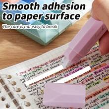 1 Set Correction Tape Set, Pull-Out Design, Smooth Application, For Student Exam Correction, Classroom Note Editing, Home Homework Correction, Office Document Editing, Durable Tape, Back To School Learning And Office Supplies - Sets - View 5