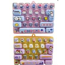 1pc Mechanical Keyboard Keycap Stress Relief Toy, 26 Keys, Finger Fidget Keychain Pendant For Kids And Adults, Random Rope Color - Multicolor - View 3
