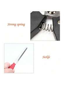 Pet Nail Clippers, Large Dog Nail Clippers, Multi-Function Teddy Cat Stainless Steel Nail Clippers - A - View 2