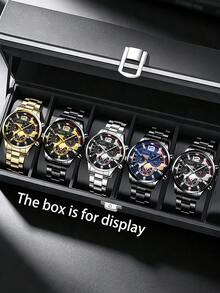 5/10pcs/Set Boys Sports Watch With Calendar And Time Function, Multiple Colors, Gift, Daily Wear - Multicolor - View 11