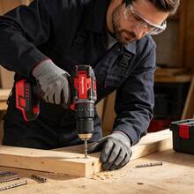 SuperPan 20V Brushless Cordless Drill Bare Tool, High Torque Drill Suitable For Home And DIY Projects, Battery And Charger Not Included - Red - View 2