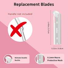 Razor Replacement Blades Compatible With  Facial Razor Refills - 1 - View 6