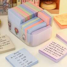 Morandi Color Self-Adhesive Sticky Notes, 7.5 X 7.5cm (3 X 3in), Suitable For Home, Office, Notebook, 50 Sheets Per Pad, School Supplies - one-size - View 6