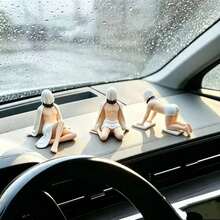 14+ Halloween Decor Masked Muscular Man Car Dashboard Ornament Funny Halloween Car Console Desktop Personalized Decoration - Halloween Muscle - View 1