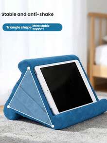1pc Sponge Pillow Tablet Stand, Universal Tablet Holder Compatible With Multiple Models, Phone Stand, Bed Reading Pillow - A - View 5