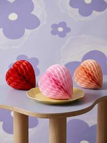 1/3pcs Colorful Hanging Paper Honeycomb Balls, Round Lantern Paper Balls With Floral Hanging Lantern Decorations, Suitable For Back To School, Kindergarten Opening, Mid-Autumn Festival, Christmas, Halloween, Easter, Birthday, Wedding, Baby Shower, Graduation, Children's Day, New Year, Party, Party Supplies, Photo Backdrop Decoration, Indoor And Outdoor Use - Multicolor - View 2