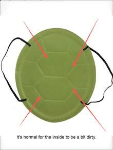 1pc/2pcs/3pcs Teenage Turtle Theme Performance Prop Costume Accessory, Realistic Turtle Shell, Cute & Fun - Multicolor - View 10