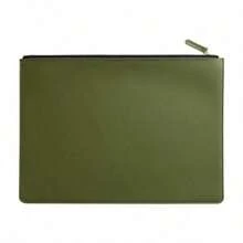 PU Leather Water-Resistant Multi-Function Zipper Pouch Document Bag Stationery Storage Bag For Study And Office - Multicolor - View 10