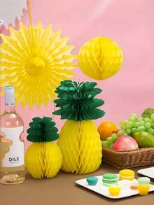 1/3pcs Colorful Hanging Paper Honeycomb Balls, Round Lantern Paper Balls With Floral Hanging Lantern Decorations, Suitable For Back To School, Kindergarten Opening, Mid-Autumn Festival, Christmas, Halloween, Easter, Birthday, Wedding, Baby Shower, Graduation, Children's Day, New Year, Party, Party Supplies, Photo Backdrop Decoration, Indoor And Outdoor Use - Multicolor - View 7