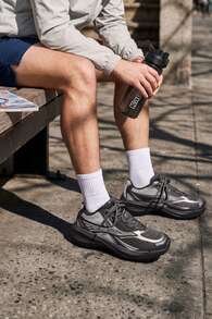 Kappa Unisex TIFO Classic Training Shoes, Retro Casual Sports Shoes - Black - View 2