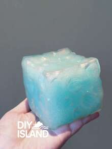 [Squishy] Giant Transparent Cheese Ruirui Squeeze Toy, Malt Ice Cream Multi-Sensory Soft Mochi Texture Stress Relief Toy, Slow Rebound Adult Office Desk Decor, Anxiety Relief Hand Sensory Toy - Multicolor - View 4