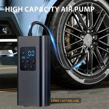 Kompresor Udara Portabel dengan Layar Digital, Pompa Ban, Pengisian Cepat Nirkabel, Dilengkapi Lampu LED, Cocok untuk Sepeda Motor dan Sepeda - Pompa udara portabel dengan tampilan digital - View 4