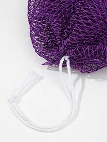 Authentic African Exfoliating Net Sponge, Suitable For Body And Back Scrubbing, Light Beige Nylon Fiber Bathing System, Stretchable Shower Sponge, Suitable For All Skin Types, Ideal For Daily Use - Multiple Styles - View 3