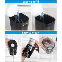 Kitchen Soap Dispenser Set With Sink Organizer And Sponge Holder, 3-In-1 Soap Pump Dispenser, Kitchen Sink Organizer, Refillable Hand Soap And Dish Soap Pump Bottles, Compact Design With Multiple Compartments, Suitable For Kitchen And Bathroom Cleaning And Storage, Practical Kitchen Gadget, Bathroom Accessory, Home Storage Product - Multiple Styles - View 7