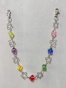 1pc Star Design Chain Pants Chain Punk Hip Hop Unisex Waist Chain Pocket Chain Keychain Wallet Chain Luxury Accessory Holiday Gift - Multicolor - View 1