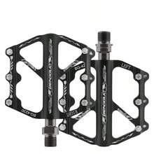 1pc Aluminum Alloy Triple Bearing Bicycle Pedal, Wide Anti-Slip Design For Mountain Bike & Road Bike Universal Cycling Pedal - Multicolor - View 7
