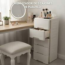 5-Drawer Plastic Storage Organizer - View 3