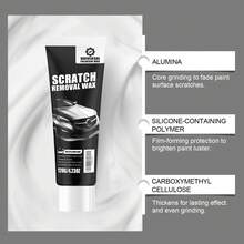 120g Car Scratch Removal Wax Kit, Auto Paint Scratch Repair Paste With Sponge & Cleaning Cloth, Remove Minor Scratches Stains Oxidation, Polishing Wax For Vehicle Surface Car Care Supplies - Car Scratch Repair Kit - View 8