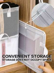 Transparent Stackable Storage Bins With Lids, Dust-Proof, Moisture-Proof, Waterproof Baskets, Multi-Functional Storage Boxes And Baskets Suitable For Home, Picnic, Dorm, Kitchen, Bedroom, Closet And Various Occasions. - Clear - View 6