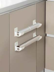 Plastic Bag Storage Rack Trash Bag Organizer Portable Trash Bag Dispenser Wall-Mounted No-Drill Storage Rack Cling Film Holder Household Kitchen Bathroom Storage Thanksgiving Multi-Function Sink Storage Rack - Style a - View 5