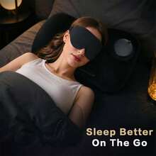 1/2件超柔軟3D眼罩 100%遮光 睡眠眼罩 柔軟睡眠眼罩 助眠眼罩 旅行睡眠眼罩 學生午睡眼罩 適合旅行與小睡 萬聖節與聖誕節理想禮物 - 彩色 - 查看 7