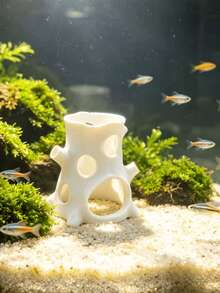水族箱樹幹躲藏處 魚缸裝飾擺件 水族隱蔽裝飾 適合小型魚類 觀賞蝦繁殖 休息與躲藏庇護所 - 歡樂水族 - 查看 3