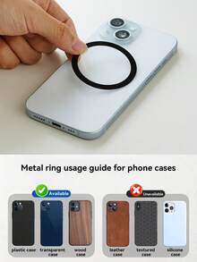 Dudukan Ponsel Magnetik Vakum Adsorpsi 3 Lapisan, Dapat Diputar & Diperpanjang, Dipasang di Dinding, Untuk Dapur, Kamar Mandi, Cermin Mandi, Dudukan Ponsel Magsafe Lipat untuk Mobil - A - View 12