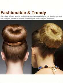 Efficient Bun Hair Tie Black - Multicolor - View 4