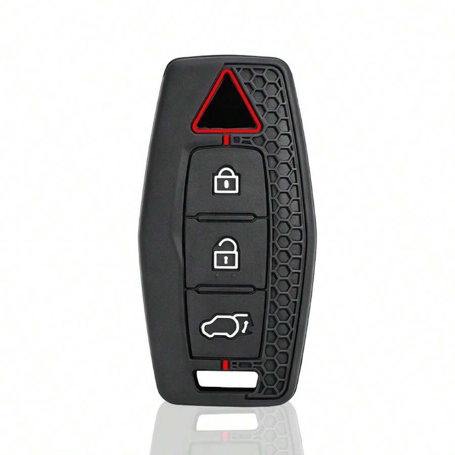 Silicone 3 Buttons Car Key Cover Case Shell For Outlander 2022 2023 2024 Holder Protection Accessory - A - View 1