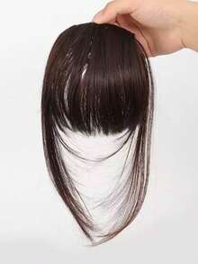 Women's Clip-In Lightweight French Bangs With Sideburns, Natural Seamless Hair Fringe Extension - Multicolor - View 11