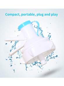 2pcs 5 Gallon Reusable Plastic Water Dispenser Valve And Faucet | Blue Handle, No Battery Required, No Threaded Bottle Cap Adapter, Suitable For Home Office Water Saving | Leak-Proof, Easy To Install - Multicolor - View 6