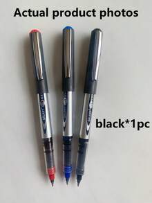 1pc/6pcs/12pcs Black/Blue/Red Ink Ballpoint Neutral Pens, 0.5mm Ultra-Fine Tip Ballpoint Pens, Smooth Writing, Suitable For Journaling, Drawing, School And Office Stationery - Multicolor - View 10