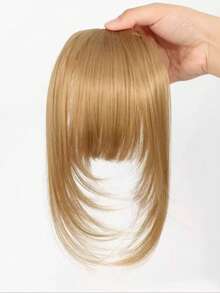 Women's Clip-In Lightweight French Bangs With Sideburns, Natural Seamless Hair Fringe Extension - Multicolor - View 9