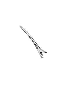 48pcs/24pcs/12pcs/1pc Metal Duckbill Hair Clips For Women Styling And Sectioning, Silver Long Hair Pins, Crocodile Clips For Curly Hair, Suitable For Thick Hair, Salon, Bow DIY - Multicolor - View 10