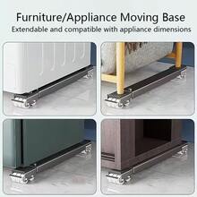 Adjustable Height Base For Refrigerator And Washing Machine, Universal Shock-Absorbing Raising Stand, Anti-Slip Mobile Support Bracket Supports Up To 800 Lbs, Equipped With 24 Silent Casters And Locking Mechanism - View 8