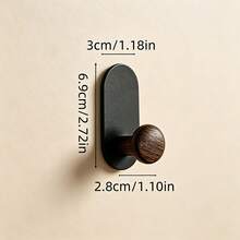 No-Drill Adhesive Hooks - Adhesive Installation, Suitable For Walls And Doors, Used For Hanging Coats, Hats, Keys And Kitchen Tools, Perfect For Entryway, Bedroom, Kitchen And Bathroom - Multicolor - View 2