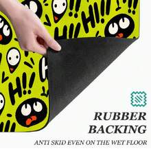 Printed Pattern Drainage Mat/Absorbent Mat/Drying Mat For Coffee Machine & Tableware - Absorbent Polyester Tabletop Protector With Rubber Non-Slip Backing, Kitchen Countertop Decor - Home Bar & Dining Table Placemat - Multicolor - View 7