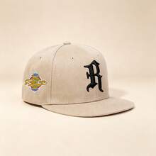 1pc Men's Letter Embroidered Baseball Cap, Breathable Material, Outdoor Sports, Adjustable, Hiking, Casual Street Fashion Hat, Unisex - Multicolor - View 12