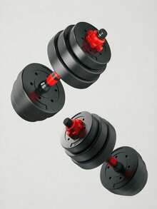 2‑Piece Dumbbells With Secure Anti‑Fall Locking Collars. Multiple Weight Options Available, Suitable For Various Workouts Including Strength Building And Squats. Great For Home Fitness. - Multiple Specifications - View 6