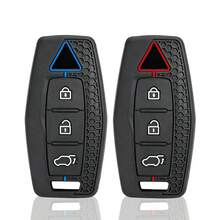 Silicone 3 Buttons Car Key Cover Case Shell For Outlander 2022 2023 2024 Holder Protection Accessory - A - View 2