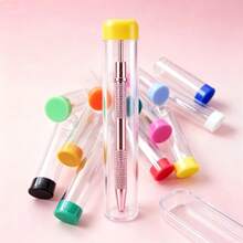 Professional Diamond Grip Picking Tool With 4-Claw Ball Claw, Body Piercing Tool, Tattoo Accessory, Stainless Steel Pearl Grabber, Jewelry Making Tool, 1pc/Pack, 4-Claw Rhinestone Grabber, Crystal Pointed Tip Tweezers - Pink - View 18