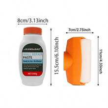 JIANDEBAO Roller-Style Wall Repair Paste Putty 500g - 500g - View 2