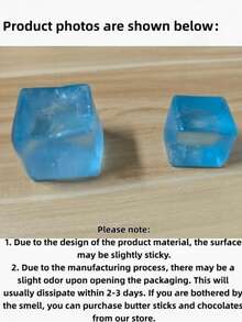 New Maltose Squeeze Toy, Water Cube Transparent Slow Rebound Toy, Office Home Party Decorations, Creative Holiday Birthday Gifts - Multicolor - View 3