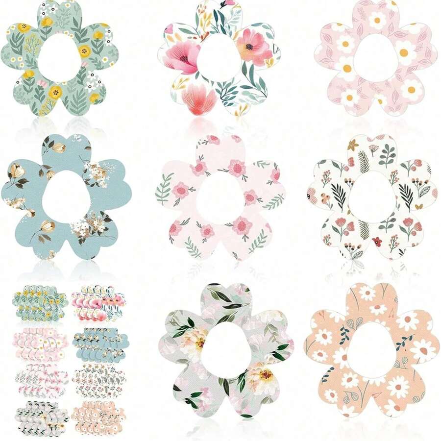 1 Set - 2/8/32pcs CGM Sensor Patches Compatible With G7, Butterfly Flower Heart Pattern Blood Glucose Sensor Cover Stickers, Waterproof And Sweatproof - View 1