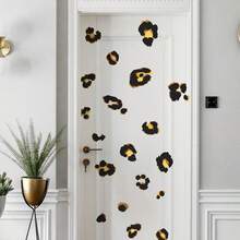 1pc Creative Leopard Print Kids Bedroom Living Room TV Background Home Decor Wall Sticker Self-Adhesive - Multicolor - View 7